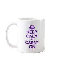Best Price Authentic Keep Calm And Carry On Purple