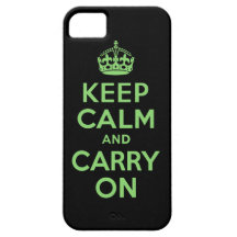 Best Price Keep Calm And Carry On Green and Black