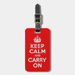 Best Price Keep Calm And Carry On Red And White