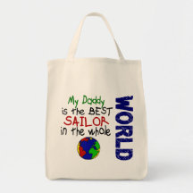 Best Sailor In World 2 (Daddy) Tote Bags