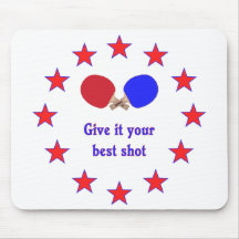 Best Shot Ping Pong Mouse Pads