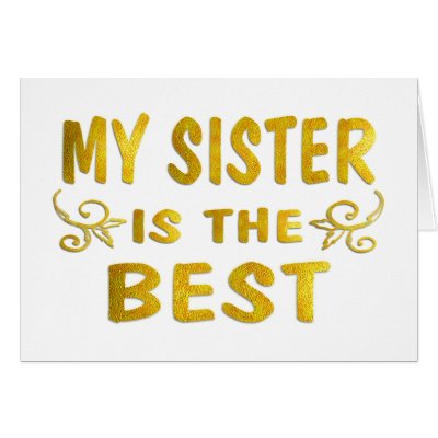 Best Sister Card by TLArnold5