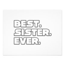 Best Sister Ever Personalized Invite