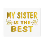Best Sister Postcards