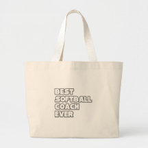 Best Softball Coach Ever Tote Bag