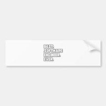 Best Software Engineer Ever Bumper Sticker