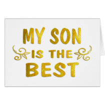 Best Son Greeting Card