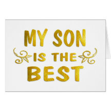 Best Son Greeting Card