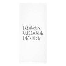 Best Uncle Ever Rack Card Design