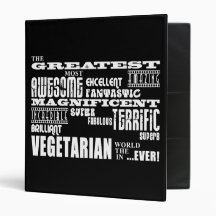 Best Vegetarians Birthdays : Greatest Vegetarian 3 Ring Binder