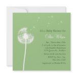 Best Wishes! Baby Shower invitation (green)