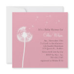 Best Wishes! Baby Shower Invitation (pink)
