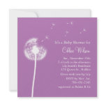 Best Wishes! Baby Shower invitation (purple)