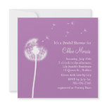 Best Wishes! Bridal Shower Invitation (purple)