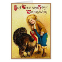 Best Wishes For a Happy Thanksgiving Greeting Cards