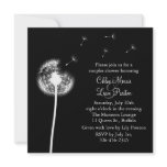 Best Wishes! His and Her Shower Invitation (black)