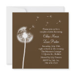 Best Wishes! His and Her Shower Invitation (brown)