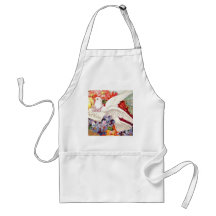 Best Wishes Victorian Dove Wedding Birthday Apron