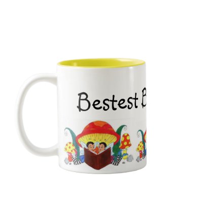 Bestest Book Buddies Ever! Coffee Mugs by PJ_Masi_Illustration