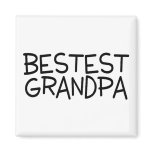 Bestest Grandpa magnets