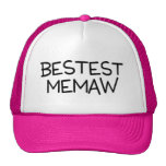 Bestest Memaw hats