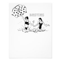 Besties Best Friends on the Beach Invitations