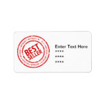 Bestseller Stamp Address Label