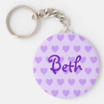 Beth in Purple keychains