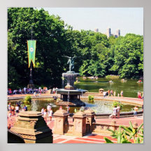 Bethesda Fountain Poster