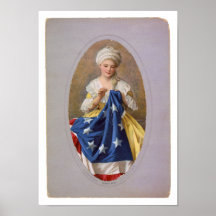 Betsy Ross, c1908, G. Liebscher Print