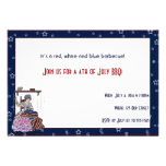 Betsy Ross Makes a Flag 4th of July Party Invitation
