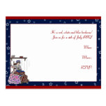 Betsy Ross Makes a Flag 4th of July Post Cards