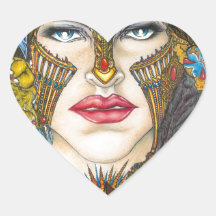 Betsy Wasser Design products Heart Sticker