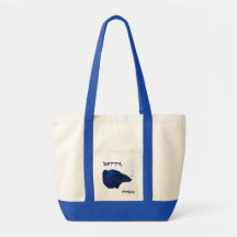Betta Fish Tote Bags