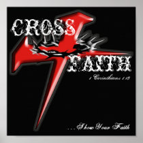 better213, CROSS, FAITH, . . . Show Your Faith,... Poster