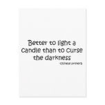 Better to Light a Candle quote