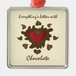 Better with Chocolate Ornament