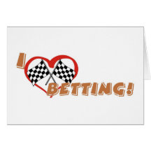 Betting greeting card
