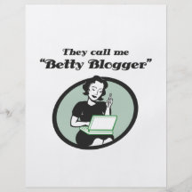 Betty Blogger Flyer Design