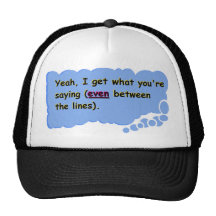 Between the lines hat