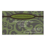 Beveled & Textured Swirls Business Card