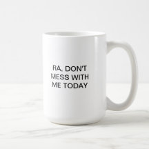 Beverage cup  to show awareness of RA Coffee Mugs