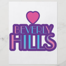 Beverly Hills Love Flyer Design