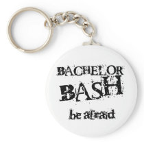 Beware Bachelor Bash Keychain