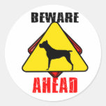 Beware C.Corso Ahead Stickers
