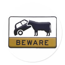 Beware - Cow Car