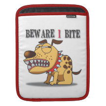 Beware I Bite iPad Sleeve