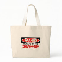 Beware Of Chiweenie Canvas Bag