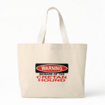 Beware Of Cretan Hound Tote Bags