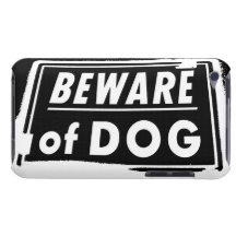 Beware of dog barely there iPod case
